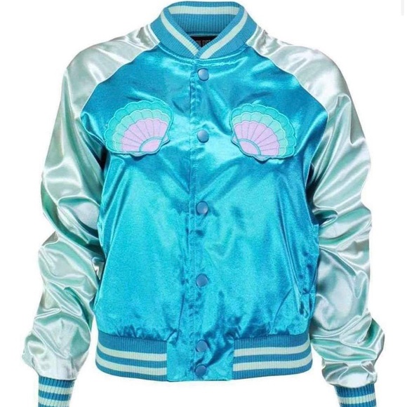 Iron Fist Mermaid For Life Bomber Jacket - Picture 4 of 4